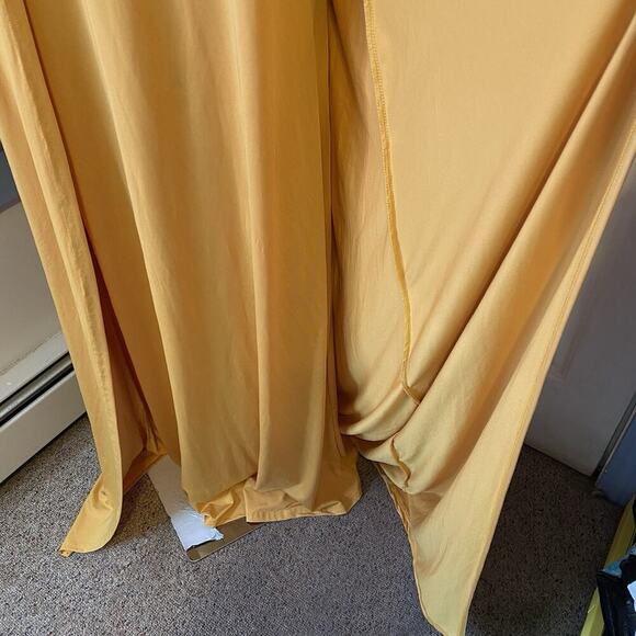 New oc order plus YellowGold Layer Lagenlook JerseyKnit Long Sleeve Maxi Dress L - Picture 9 of 10